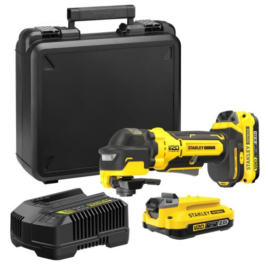  Stanley FatMax 18 volt-os V20 akkumulátoros többfunkciós szerszámgép kefe nélkül (SFMCE510D2K) - szerszamdiler.hu