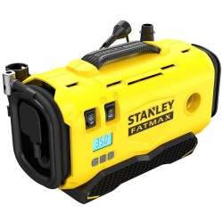 Stanley FatMax 18 volt-os V20 akkumulátoros 11 bar nyomású hármas forrású inflátor (SFMCE520B)