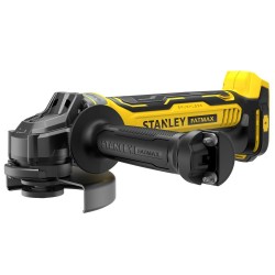 Stanley FatMax 18 volt-os V20 akkumulátoros sarokcsiszoló, 125 mm, kefe nélküli (SFMCG700B)