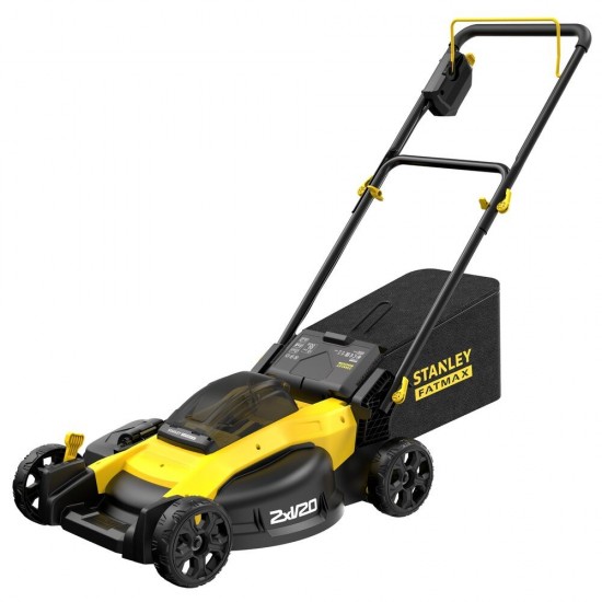  Stanley FatMax 18 volt-os V20 akkumulátoros fűnyíró, 51 cm (SFMCMW2651B) - szerszamdiler.hu