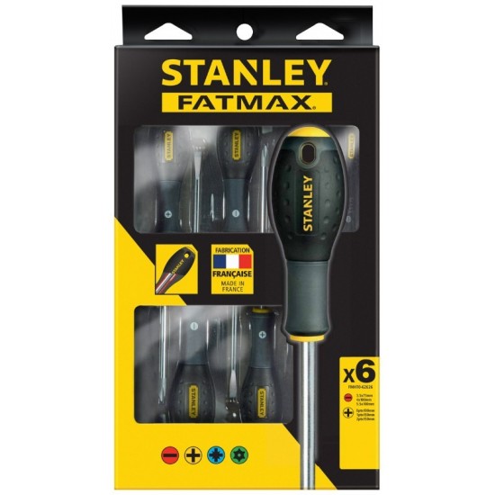  Stanley FatMax csavarhúzó készlet 6 részes (FMHT0-62626) - szerszamdiler.hu