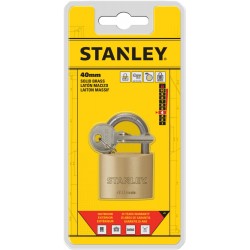 Stanley Sárgaréz lakat, normál kengyellel 40mm (S742-031)