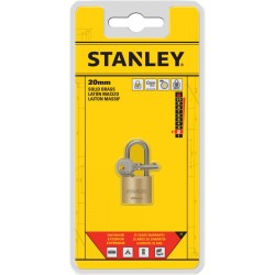 Stanley Sárgaréz lakat, hosszított kengyellel 20mm (S742-040)