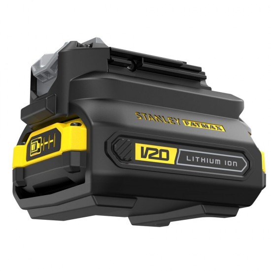  Stanley FatMax 18 volt-os adapter V20 lithium-ion rendszerű akkumulátorokhoz (SFMCB100) - szerszamdiler.hu