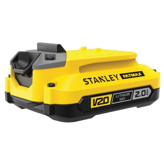  Stanley FatMax 18 volt-os V20 2ah lithium-ion akkumulátor (SFMCB202) - szerszamdiler.hu