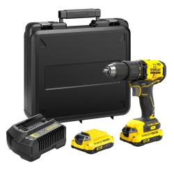 Stanley FatMax 18 volt-os v20 akkumulátoros fúrócsavarozó (SFMCD710C2K)