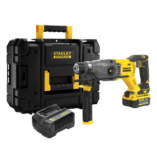  Stanley FatMax 18 volt-os V20 akkumulátoros sds-plus kombi fúrókalapács kefe nélküli (SFMCH900M22) - szerszamdiler.hu