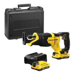 Stanley FatMax 18 volt-os V20 akkumulátoros kétsebességes orrfűrész (SFMCS310D2K)