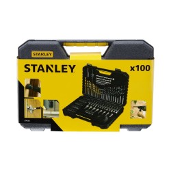 Stanley fúrószár és behajtóhegy készlet 100 db-os (STA7205)