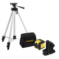 Stanley Cubix Keresztsugaras Lézeres Szintező, Tripod És Táska – Piros (STHT77648-1)