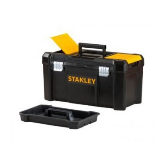  Stanley 19" Szerszámosláda csavartartóval, fémcsatos (STST1-75521) - szerszamdiler.hu